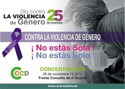 Acto del CCD Galicia en el da internacional contra la violencia de gnero 