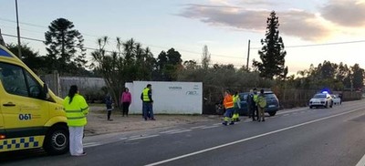 Accidente de circulacin entre dos vehculos en Figueir