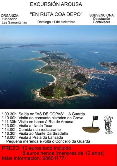 Las Samaritanas de A Guarda organiza una Excursin a Arousa