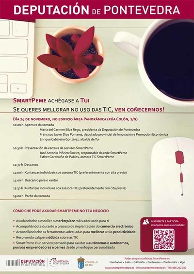 Tui acolle este xoves unha xornada sobre a iniciativa SmartPeme