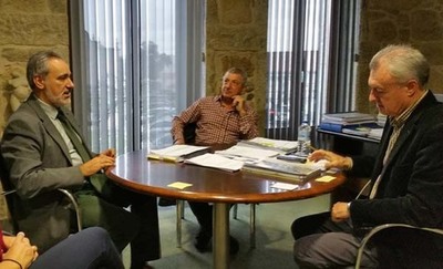 Cores Tours analizou co alcalde do Rosal a situacin dos futuros proxectos a desenvolver pola administracin autonmica neste concello