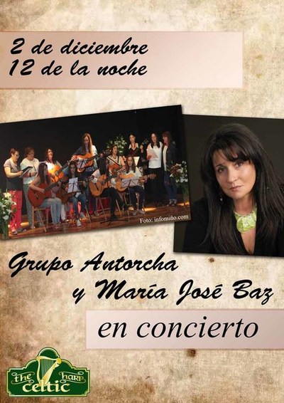 Actuacin del Grupo Antorcha y M Jos Baz este viernes en A Guarda