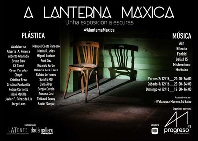 Alberte Alonso participa esta fin de semana na exposicin -A Lanterna Mxica, unha exposicin a escuras-