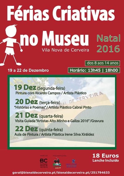 Frias criativas no museu Bienal de Cerveira