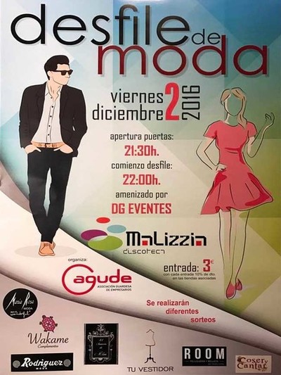AGUDE organiza este viernes un desfile de moda con ropa y complementos del comercio local