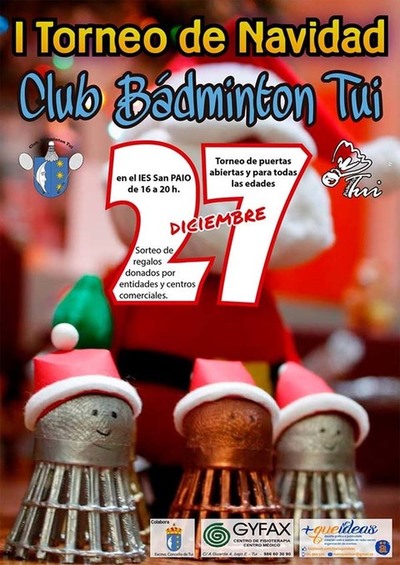 El I Torneo de Navidad Club B�dminton Tui tendr� lugar este martes