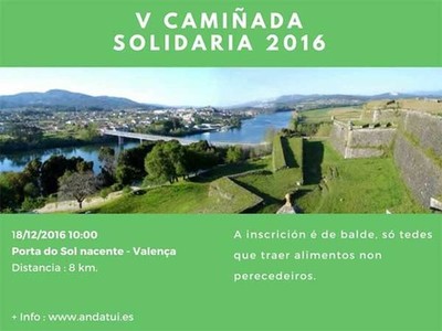 AndaTui organiza este domingo a V Camiada Solidaria