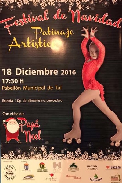 Tui acolle este domingo un Festival de Nadal de Patinaxe Artstico