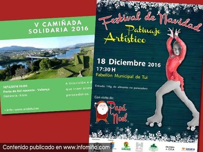 Actividades Deportivas de Nadal esta fin de semana en Tui