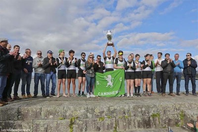 Escultura -Memria ao Remador- inaugurada pelo ministro da Educao em Caminha