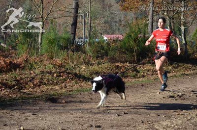 Belen Bascoy sube o 2 caixn na primeira proba da Copa de Espaa de Mushing celebrada en terras da Estrada