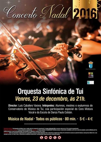 A Orquestra Sinf�nica de Tui pres�ntase oficialmente este venres no Concerto de Nadal 