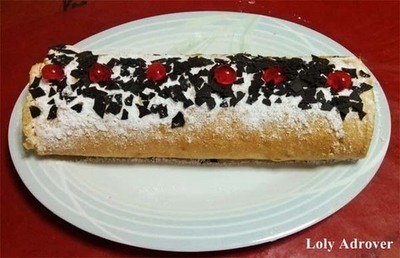 Receta: Brazo gitano de crema