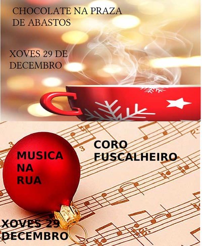 Volve o chocolate � Praza de Abastos e a m�sica �s r�as da Guarda no �ltimo xoves do ano