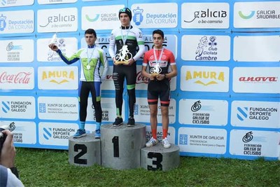 O ciclista rosaleiro Mario Fern�ndez despide o 2016 co Subcampionato de Galicia de Ciclocr�ss