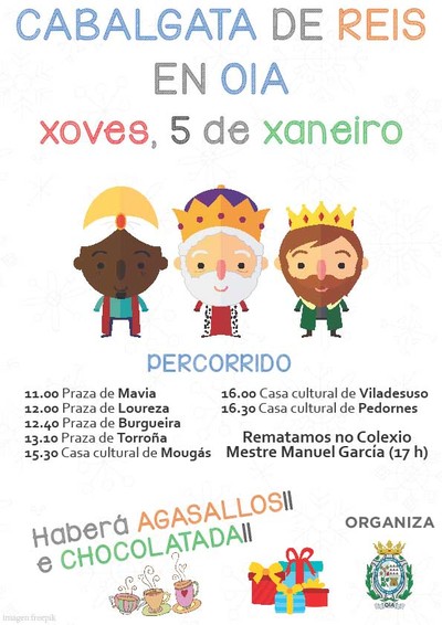 Cabalgata dos Reis Magos este xoves en Oia