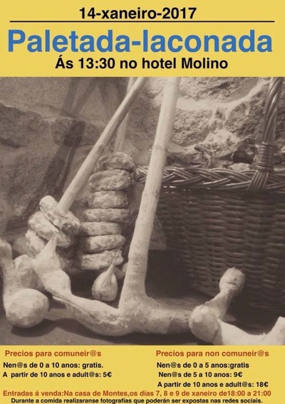 Comuneiros de Camposancos celebran este s�bado a Paletada-Laconada de San Amaro