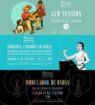 Programaci�n da Asociaci�n Cultural Bet�n para esta fin de semana