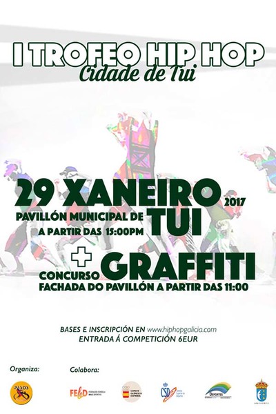 Mis de 100 bailarns participarn no -I Trofeo de Hip Hop Cidade de Tui-