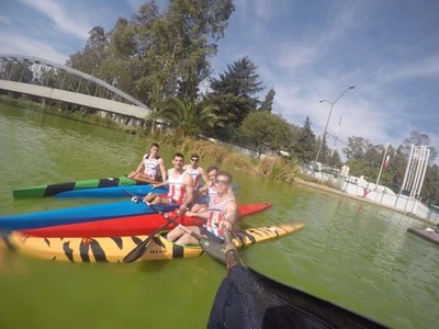 Cuatro palistas del Kayak Tudense, concentrados en Mxico