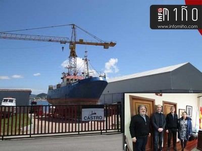 El Astillero J. Castro y la Entidad Local Menor de Campsoancos llegan a un acuerdo para mantener su actividad