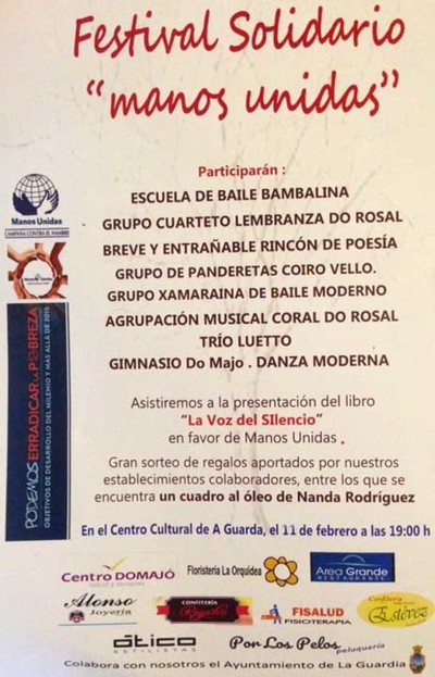 Festival Solidario-Manos Unidas- este sbado en el Centro Cultural de A Guarda