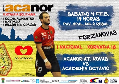 El Acanor Atl. Novs recibe al Academia Octavio este sbado