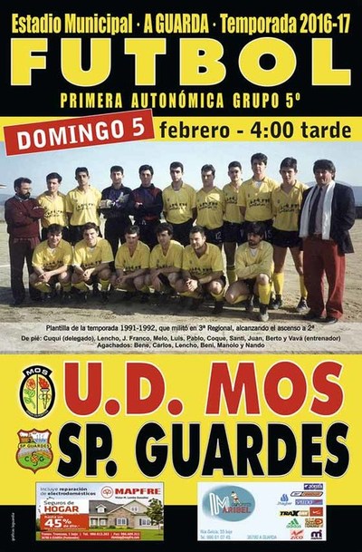 El Sporting Guards se enfrenta al UD Mos este domingo en A Sangria
