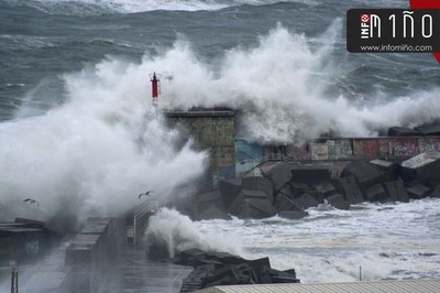 A Guarda valora los desperfectos ocasionados por el temporal