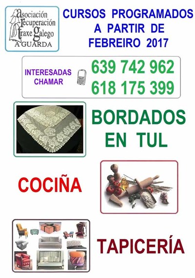 La Asociacin para la recuperacin de traje gallego de A Guarda organiza varios cursos a partir de Febrero