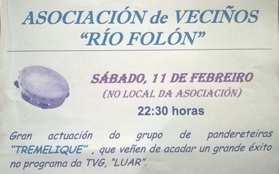 As Pandereteiras Tremelique actan este sbado en Fornelos(O Rosal)