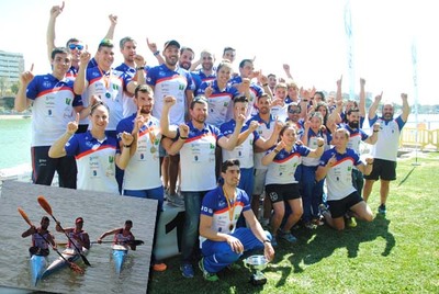 El Kayak Tudense recibi el trofeo que le acredita como campen de la Copa del Rey de piragismo por cuarta vez de forma consecutiva