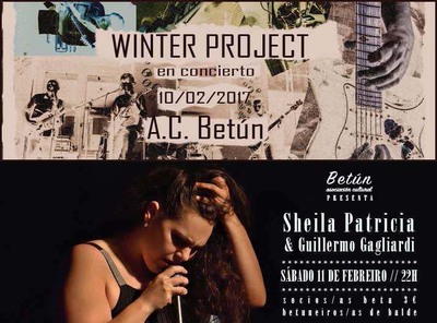 A Asociacin Betn trae a Tui esta fin de semana a Winter Project e Sheila Patricia
