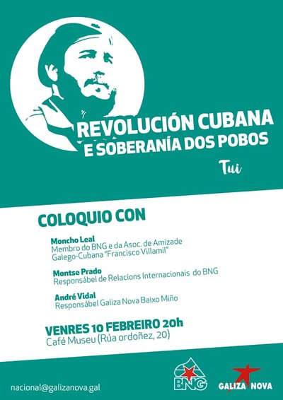 Coloquio en Tui sobre a Revolucin Cubana organizado por Galiza Nova
