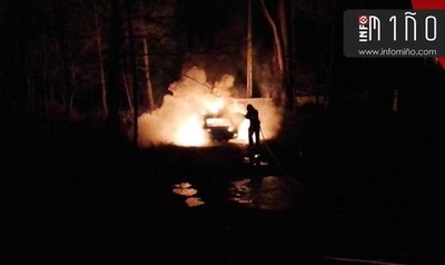 Arden dos vehculos de alta gama en Tomio