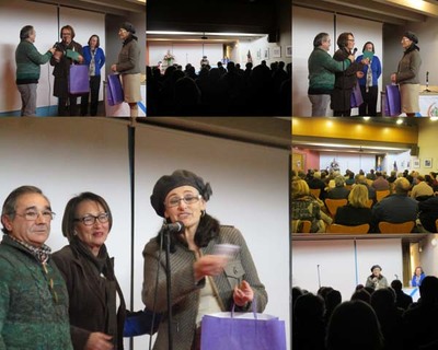 La Charla de Beatriz Figueroa llen el auditorio de la Casa Cultural de Camposancos