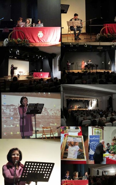 El Centro Cultural de A Guarda acogi el Festival Solidario de Manos Unidas