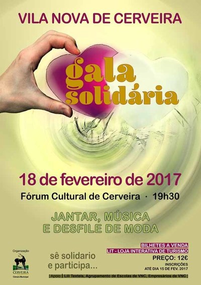 Gala Solidria a favor da Loja Social de Cerveira