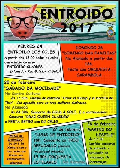 Contina o programa de actividades do Entroido guards 2017