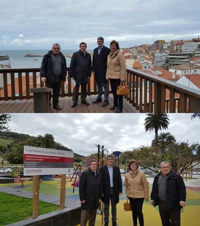 O deputado Carlos Font visitou na Guarda a rehabilitacin e construcin do miradoiro do Pirn