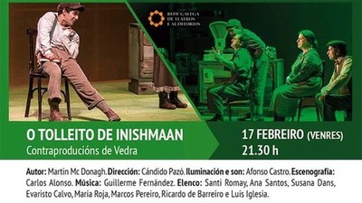 A cida e amarga comedia -O Tolleito de Inishmaan- chega este venres ao Teatro Municipal de Tui