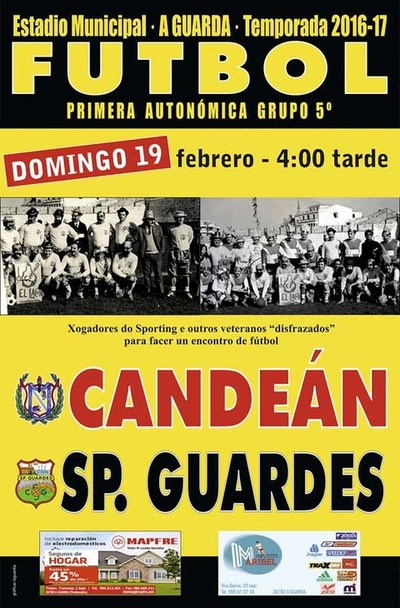 Este domingo Sporting Guards - Canden no Estadio Municipal de A Sangria