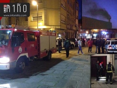 Una avera en una caldera de una comunidad moviliza a los efectivos de emergencias en A Guarda