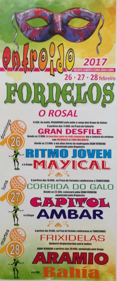 O Entroido de Fornelos regresa do 26  28 de febreiro de 2017