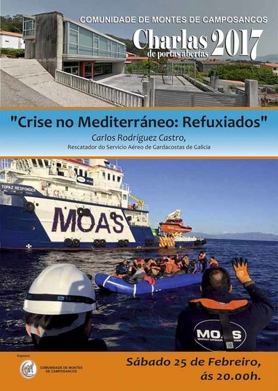 Camposancos acolle este sbado unha Charla sobre -Crise no Mediterraneo: Refuxiados-