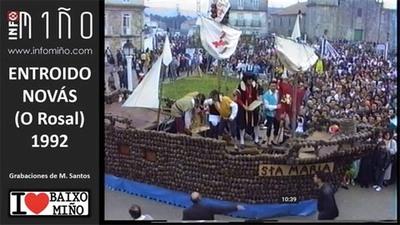 As se vivan los Carnavales en Novs (O Rosal) en 1992