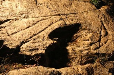Comezan os labores de limpeza no entorno do petrglifo de Auga dos Cebros