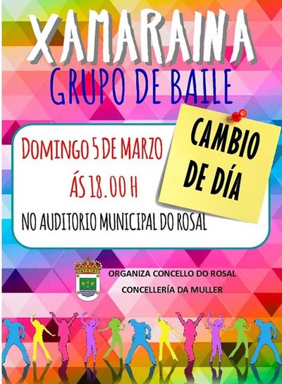Xamaraina acta este domingo no Auditorio Municipal do Rosal