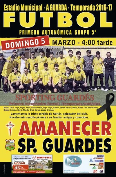 El Sporting Guards recibe este domingo en A Sangria al Amanecer