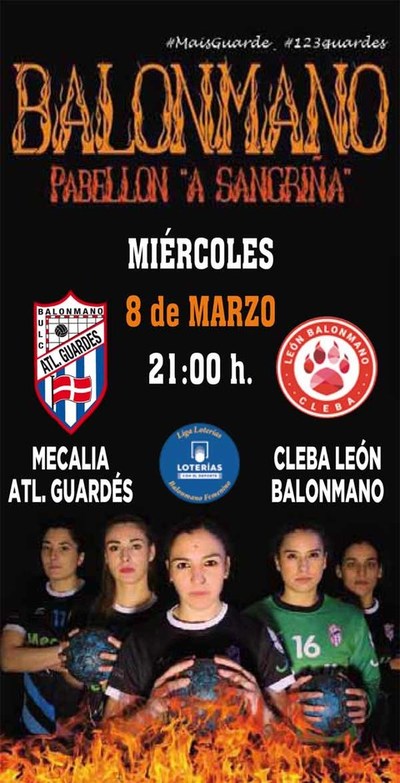 Este mircoles el Mecalia Atl. Guards recibe en A Sangria al Cleba Len